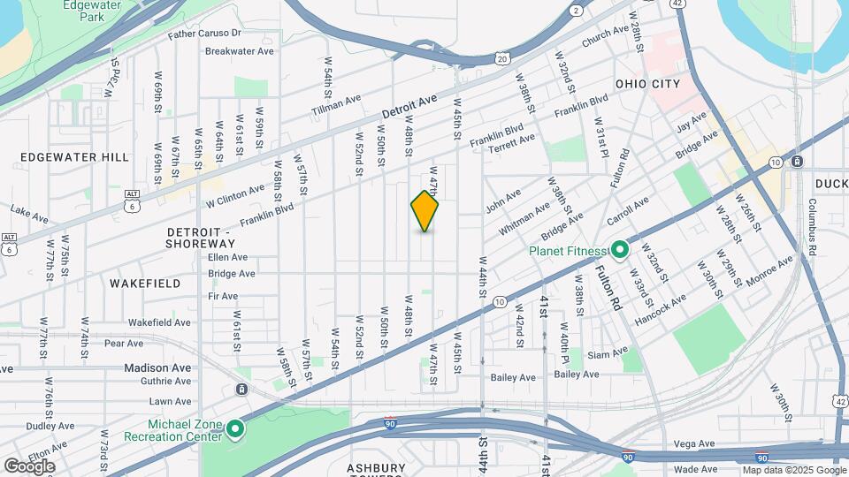 1872 W 47th St, Unit 1872 W. 47th Map and Location Details