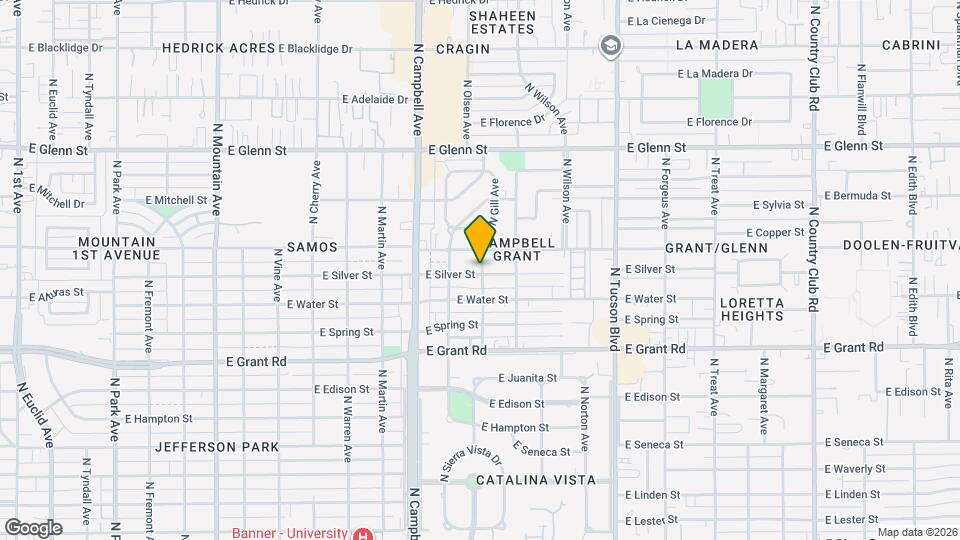 2031 E Silver St Map and Location Details