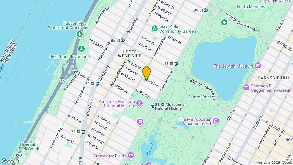 60 W 83rd St Mapa y Detalles de la Ubicación