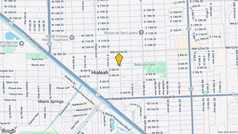 642 E 2nd Ave, Unit A Map and Location Details