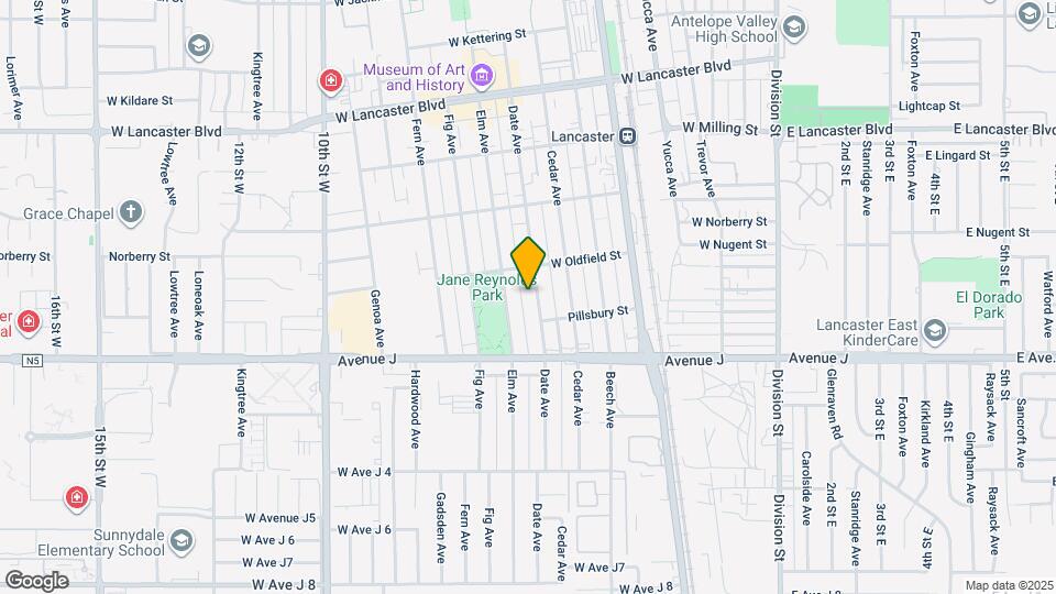 44527 Date Ave Map and Location Details