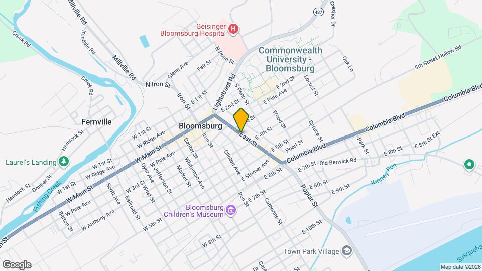 354 East St Mapa y Detalles de la Ubicación