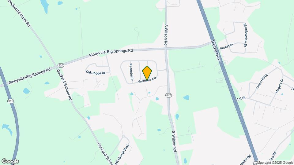 318 Emmaus Cir Map and Location Details