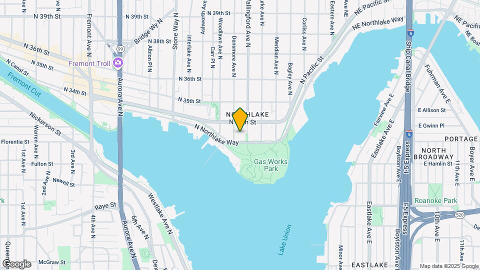 1700 N Northlake Way Map and Location Details