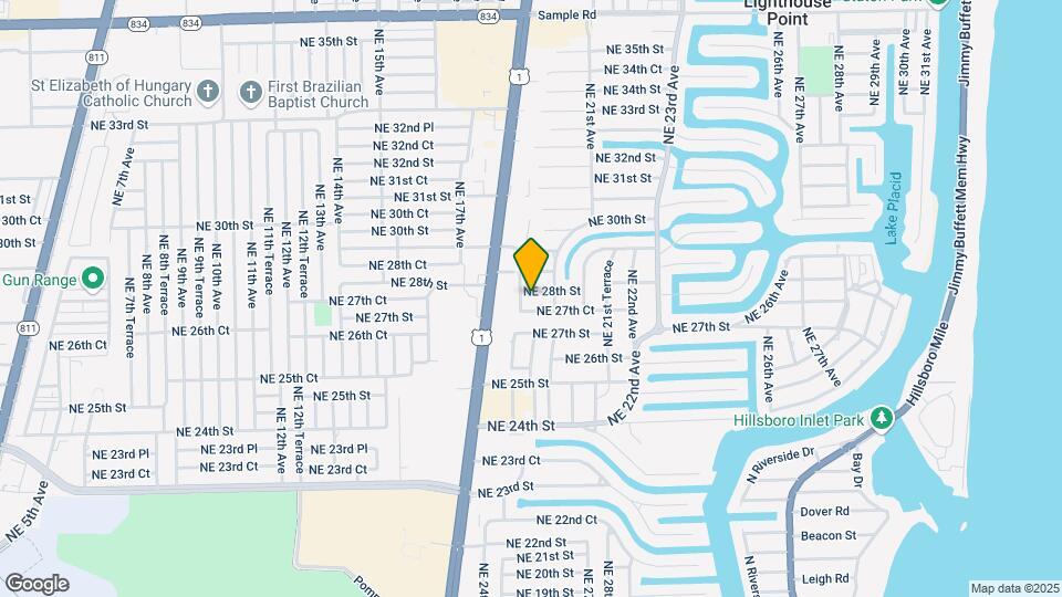 1910 NE 28th St Map and Location Details