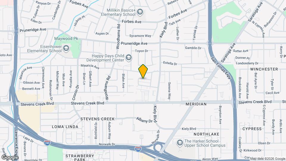 2846 Regnart Way Map and Location Details