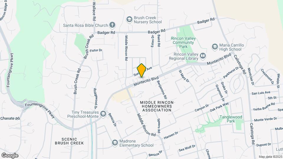 6659 Montecito Blvd Map and Location Details