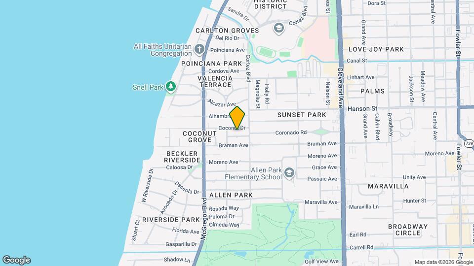 1535 Ransom St Map and Location Details