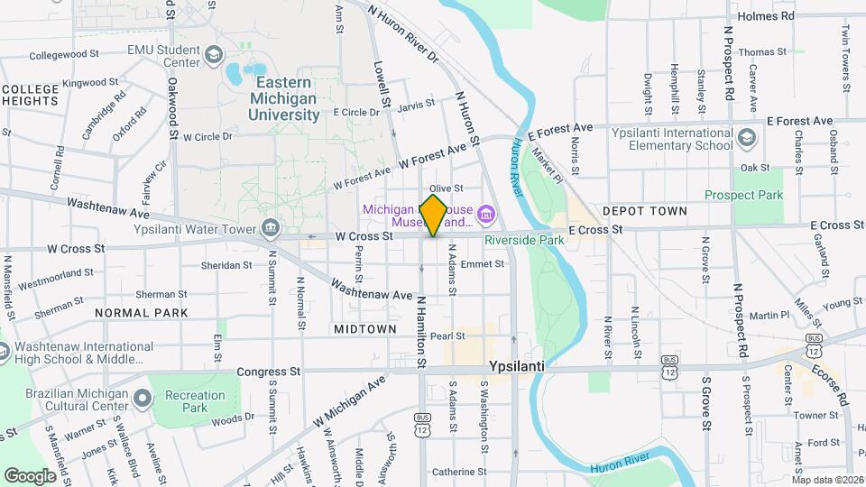 315 W Cross St Map and Location Details