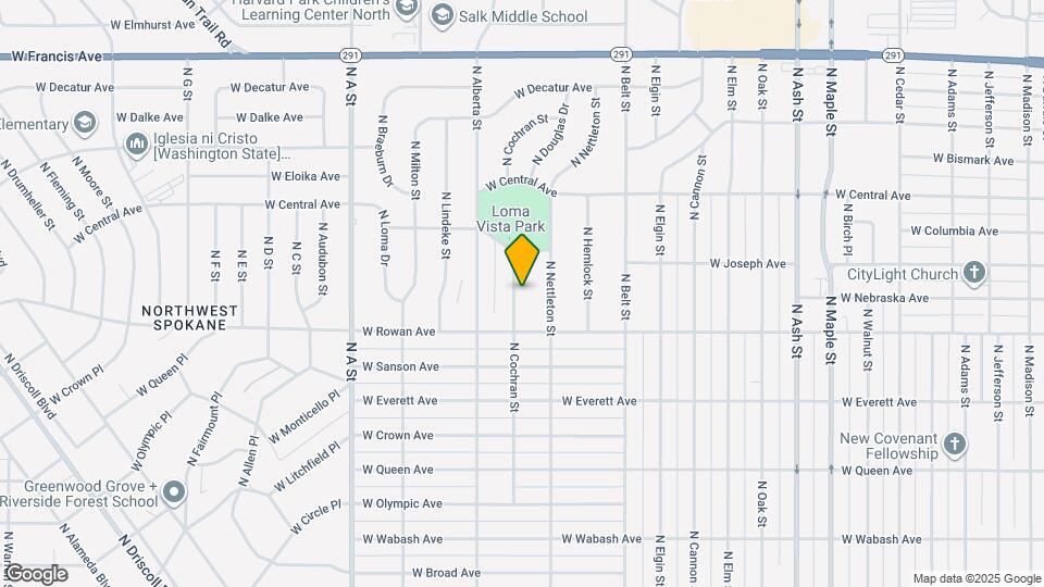 5604 N Cochran St Map and Location Details