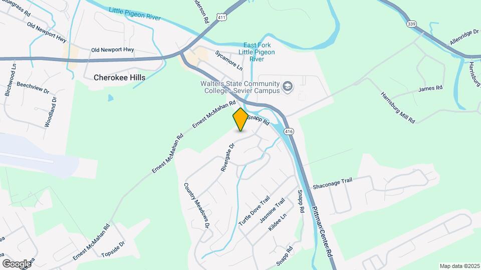 1630 Rivergate Dr Mapa y Detalles de la Ubicación
