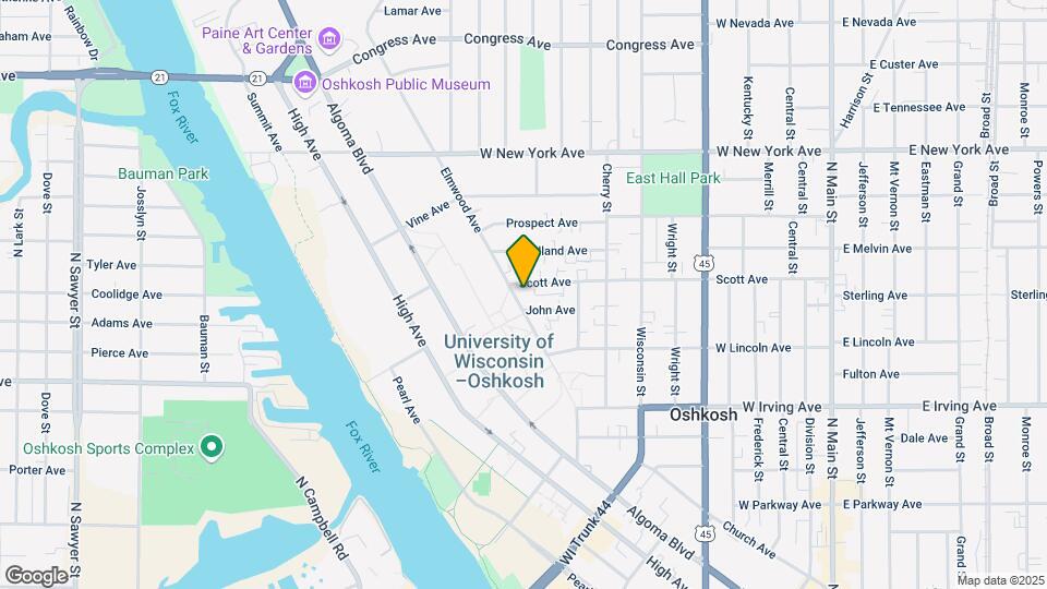 852 Elmwood Ave Mapa y Detalles de la Ubicación