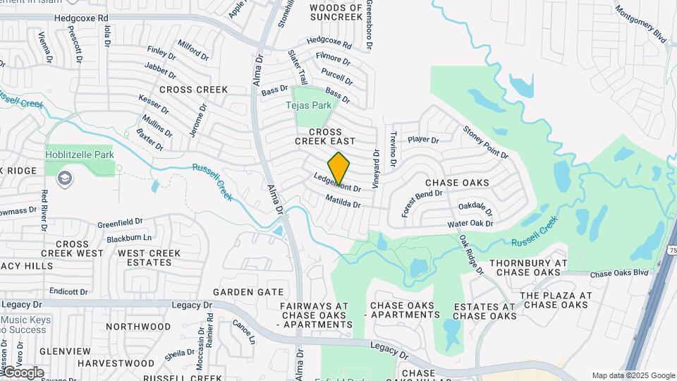 900 Ledgemont Dr Mapa y Detalles de la Ubicación