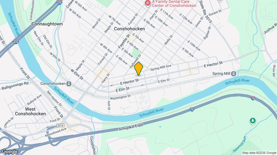 358 E Hector St Map and Location Details