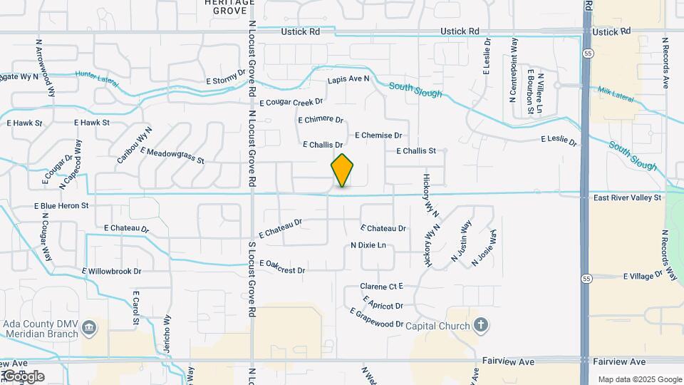 2031 E Lochmeadow Ct Map and Location Details