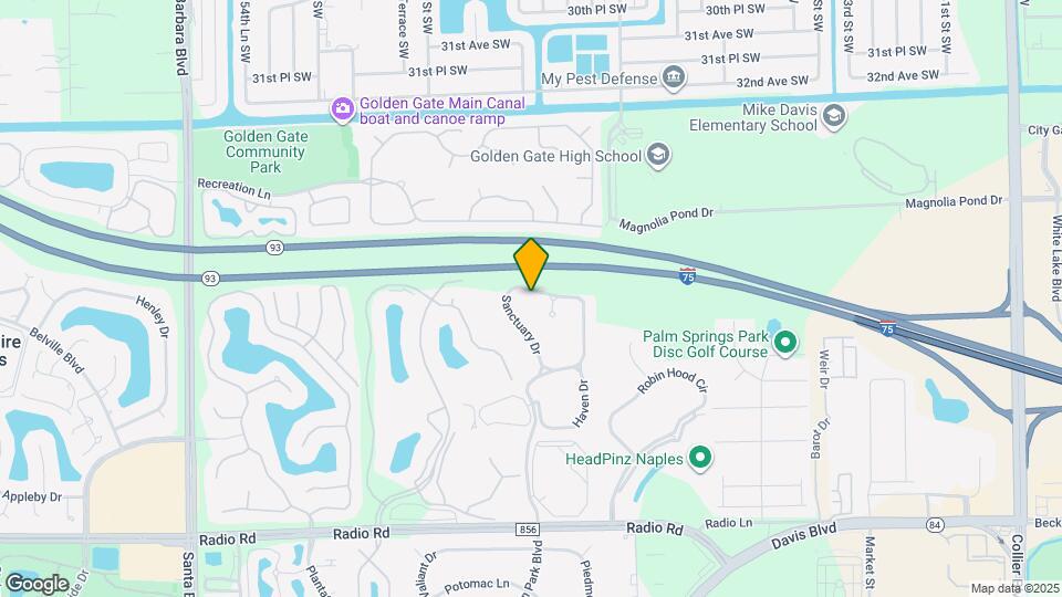 8153 Sanctuary Dr Map and Location Details