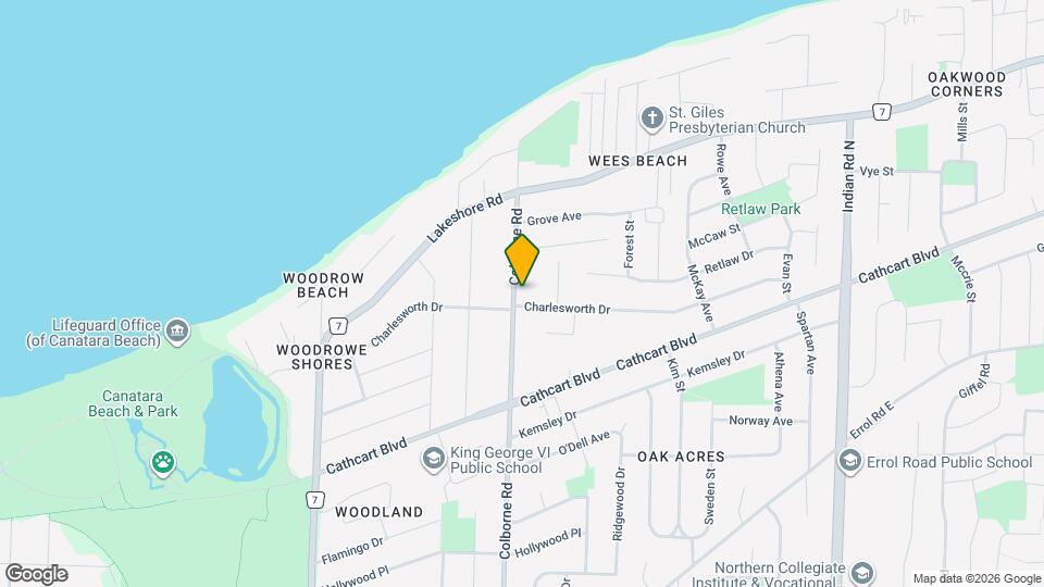 1474 Colborne Rd Mapa y Detalles de la Ubicación