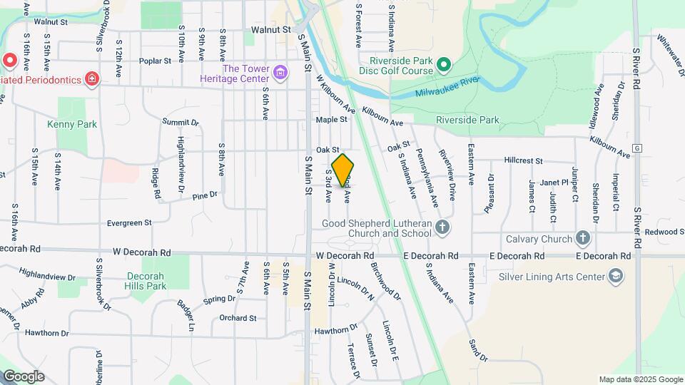 714 S 2nd Ave, Unit Upper Map and Location Details