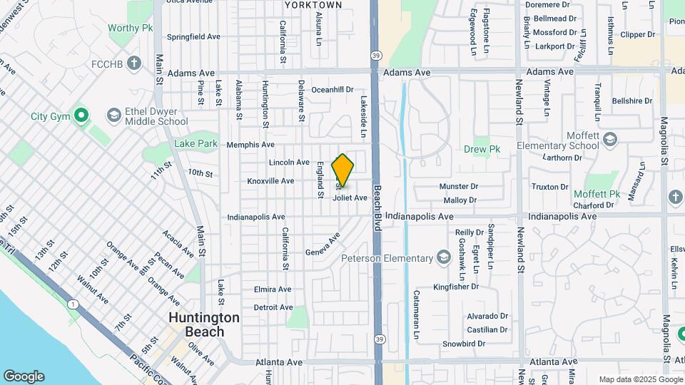 1024 1/2 Florida St, Unit 1024.5 Map and Location Details
