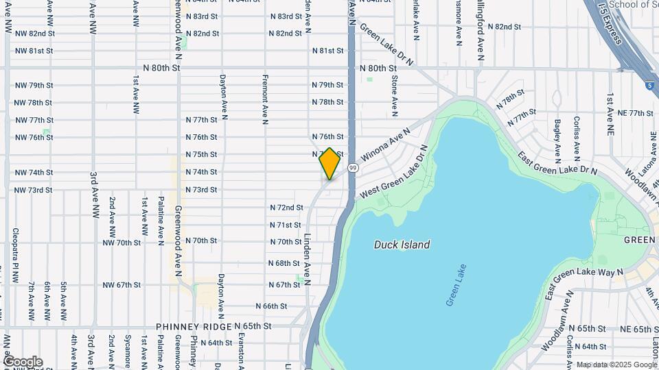 7300 Winona Ave N Map and Location Details