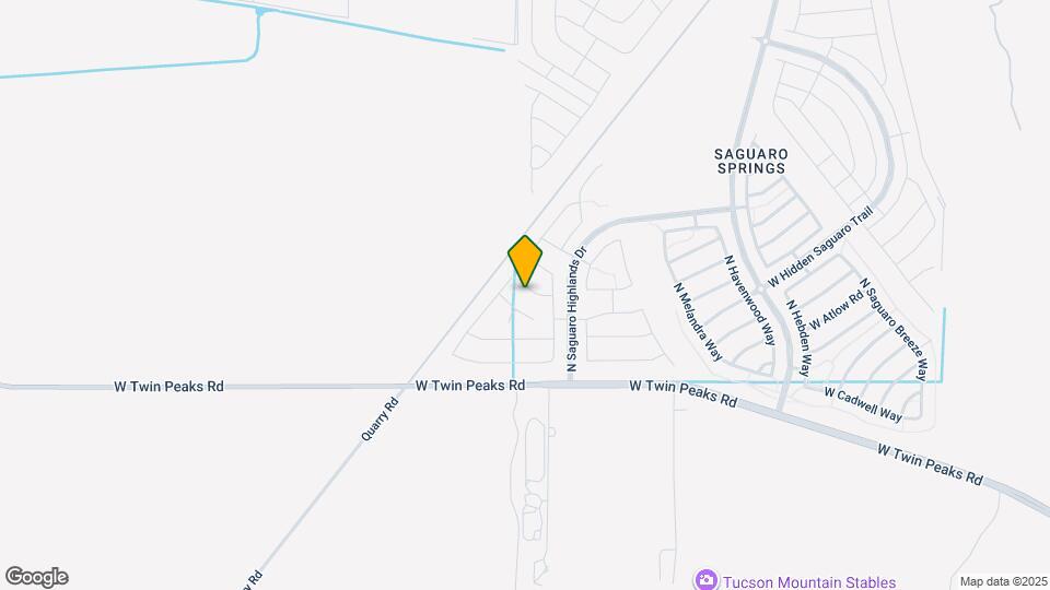 9383 W Desert Bighorn Trail Map and Location Details