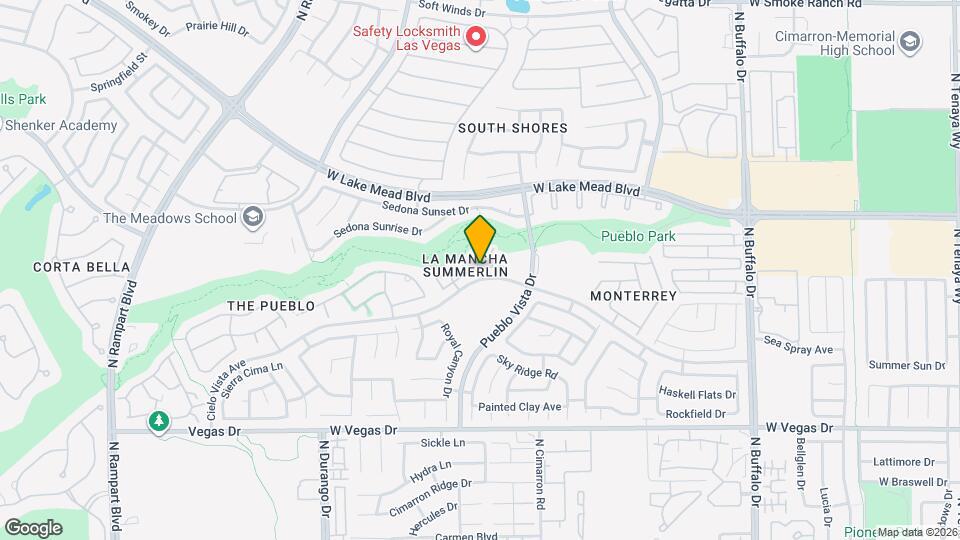 8113 Spanish Peak Dr Map and Location Details