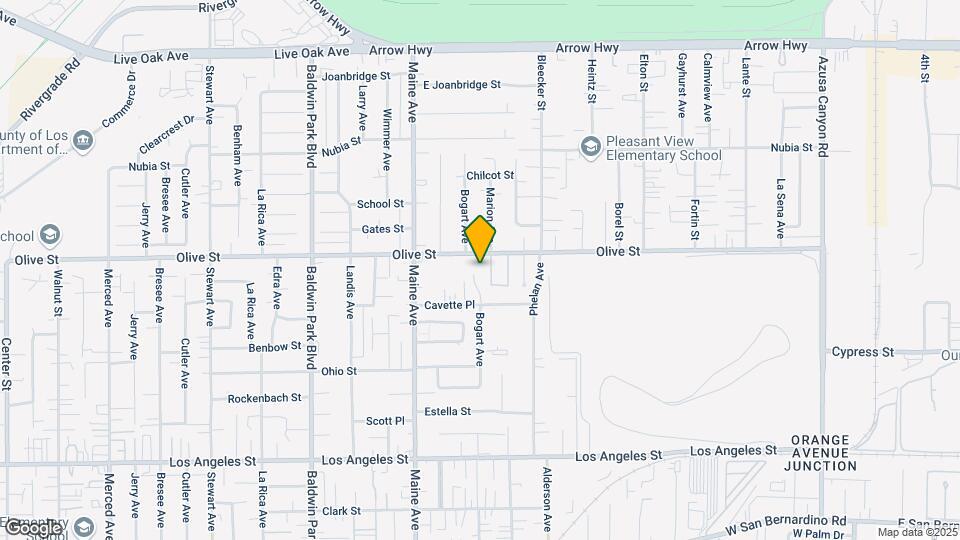 4738 Bogart Ave Mapa y Detalles de la Ubicación
