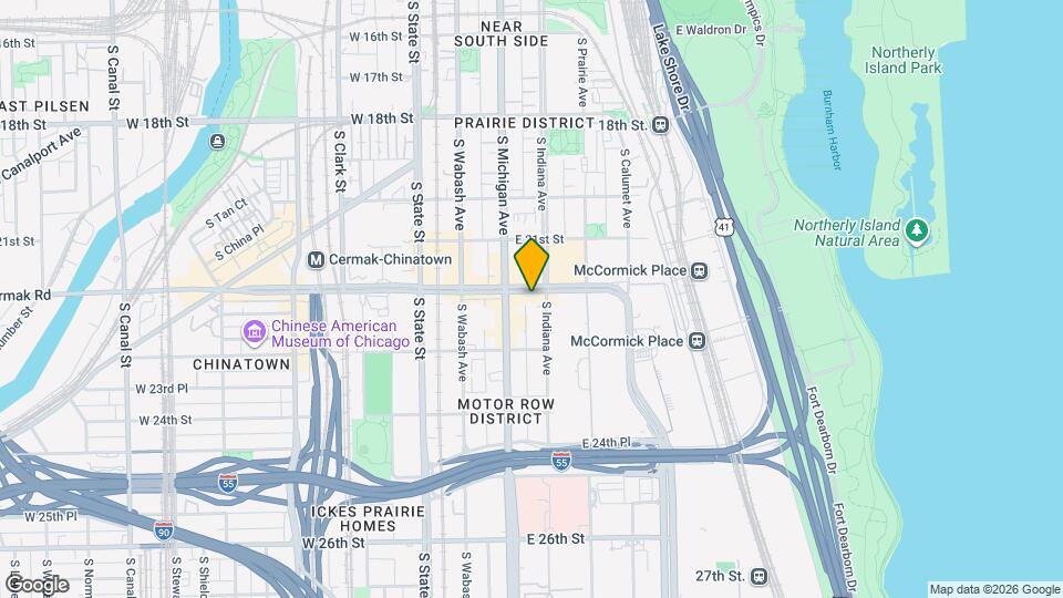 133 E Cermak Rd, Unit 1111T Mapa y Detalles de la Ubicación
