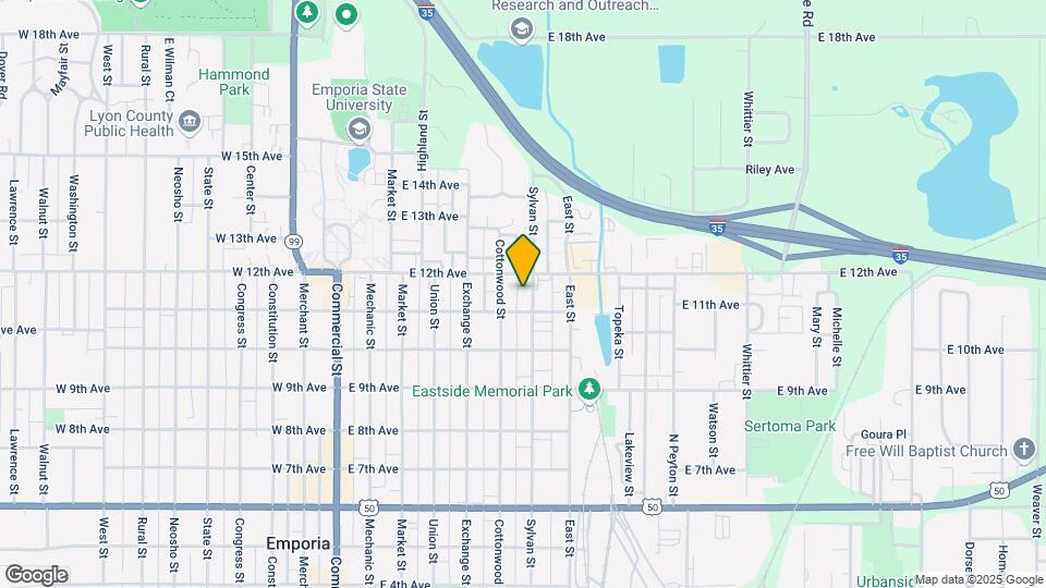 1115 Sylvan St Map and Location Details