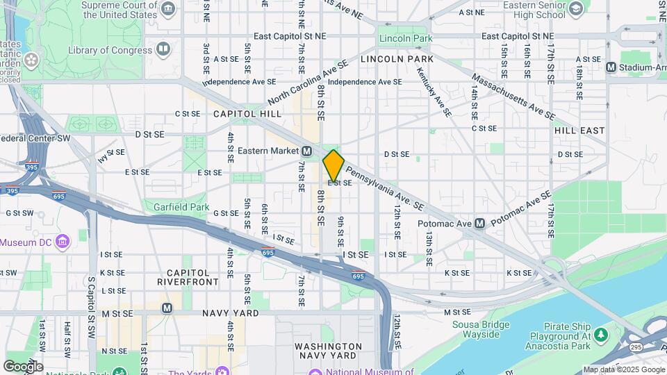 817 E St SE Map and Location Details