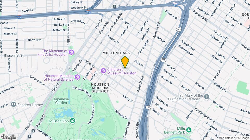 1714 Oakdale St Map and Location Details