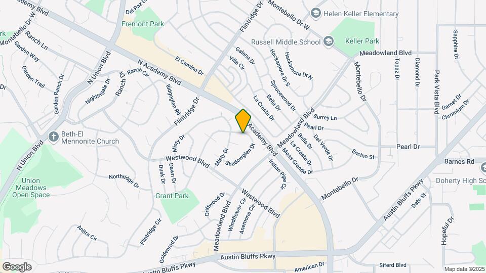 4703 Shadowglen Dr Map and Location Details