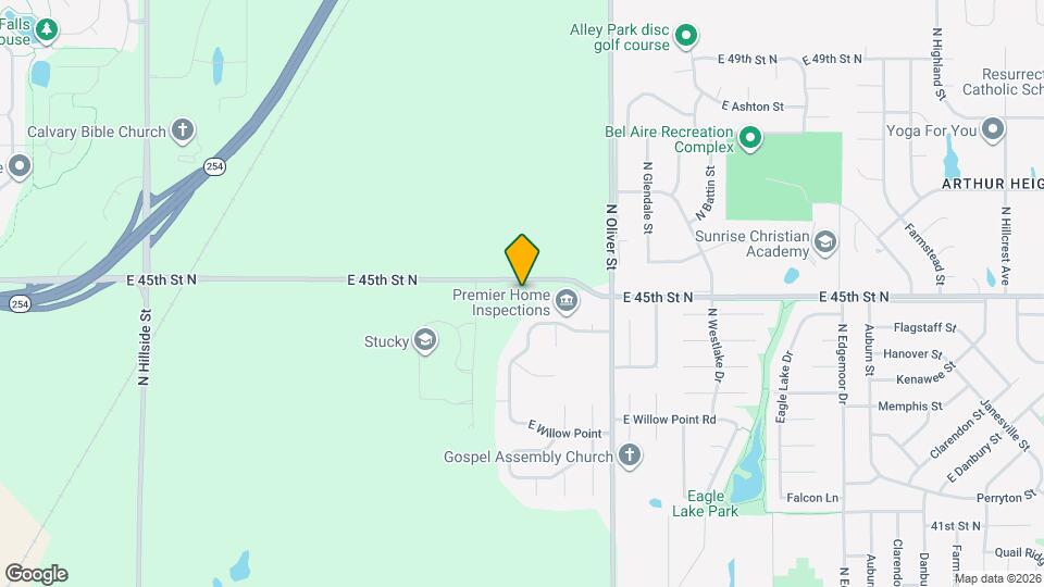 4515 E 45th St N Map and Location Details