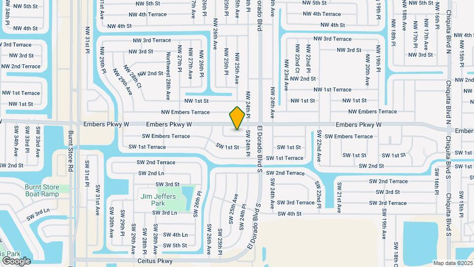 2447 SW Embers Terrace Mapa y Detalles de la Ubicación