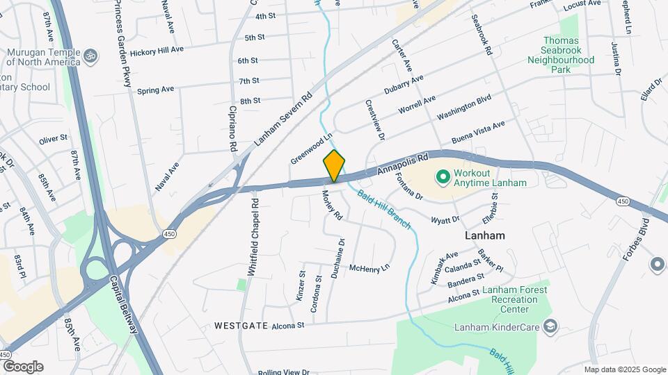 5710 Westgate Rd Map and Location Details