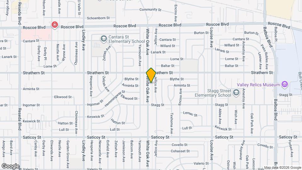 7912 White Oak Ave, Unit B Map and Location Details