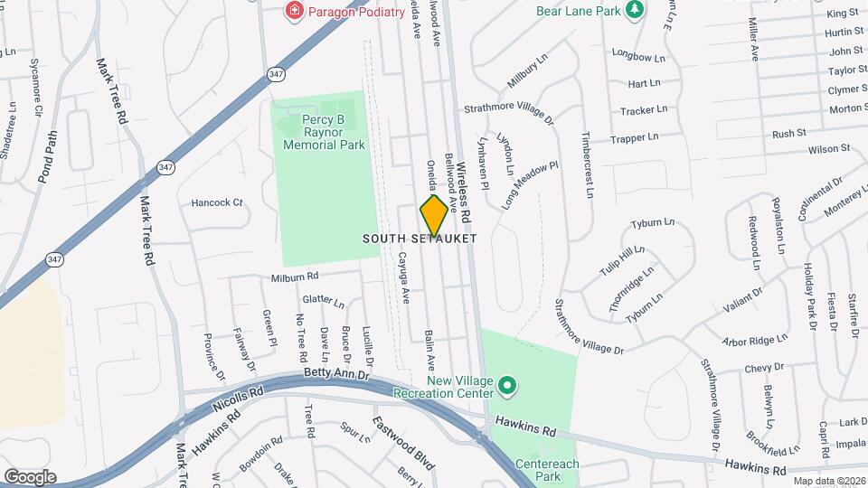 36 Oneida Ave Map and Location Details
