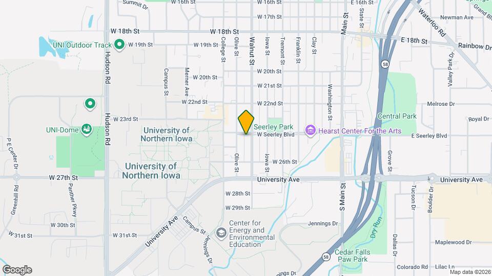 710 W Seerley Blvd Mapa y Detalles de la Ubicación