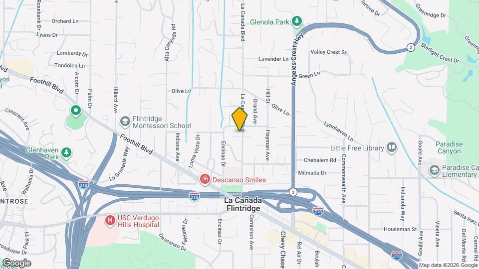 4759 La Canada Blvd Map and Location Details