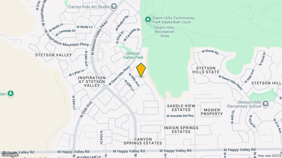 25914 N 49th Ln Map and Location Details