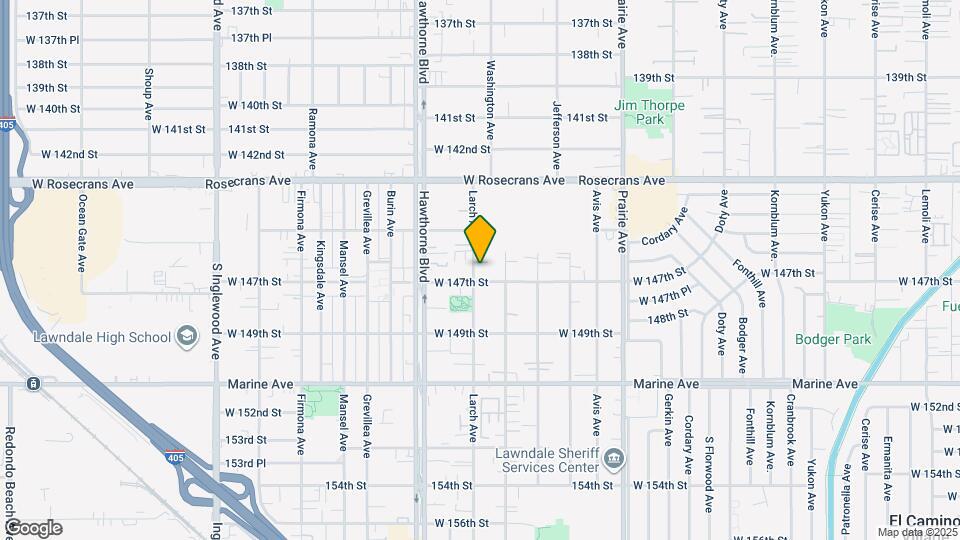14618 Larch Ave Map and Location Details