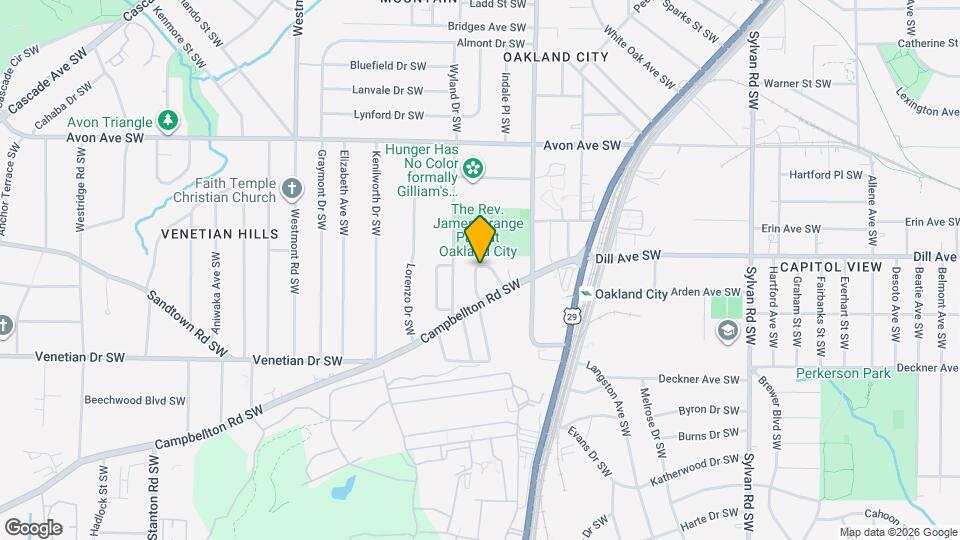 1250 Byewood Ln SW Map and Location Details