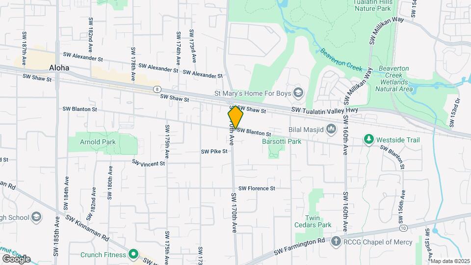 16990 SW Blanton St Map and Location Details