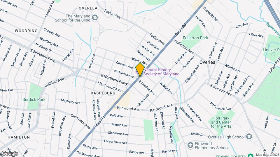 6905 Belair Rd Map and Location Details