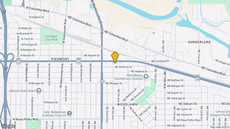 7414 NE 6th Ave Map and Location Details