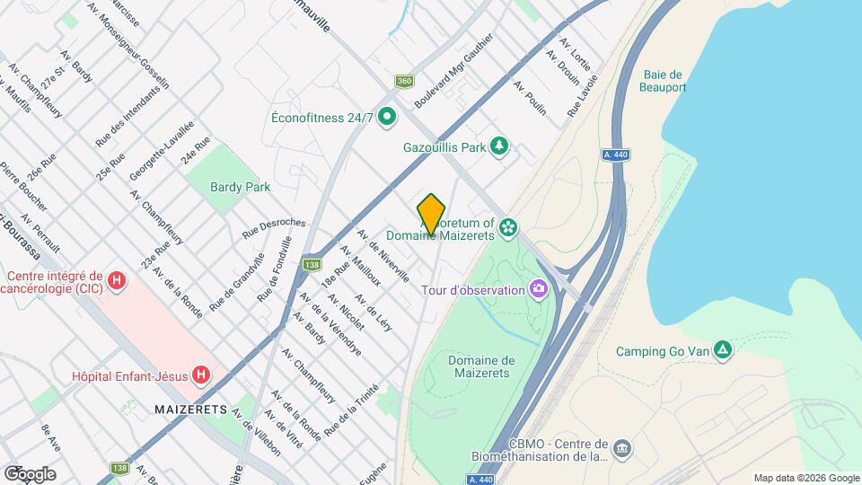 1625 de Courtemanche Rue Map and Location Details