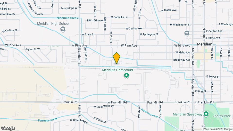 1043 W Pine Ave Map and Location Details