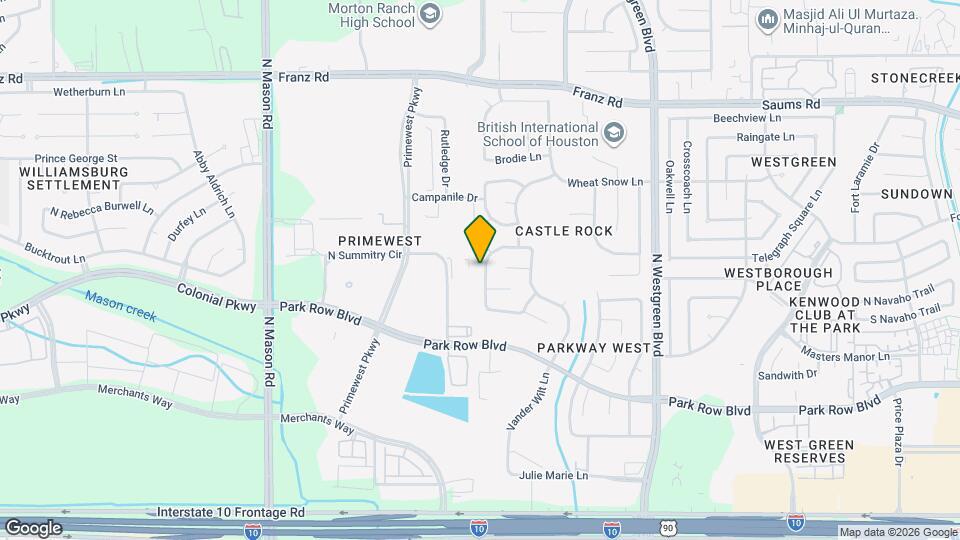 2011 Wildbrook Canyon Ln Map and Location Details