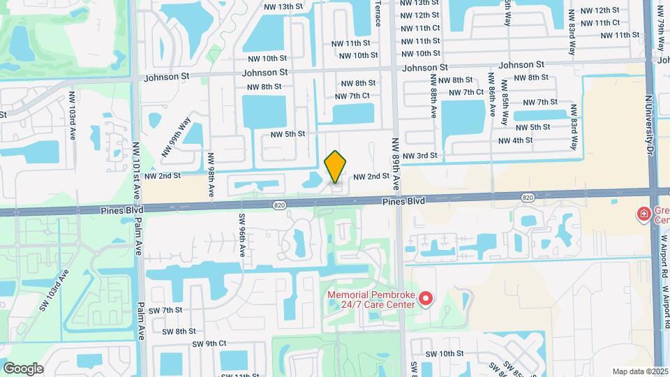 9165 NW 1st St Map and Location Details