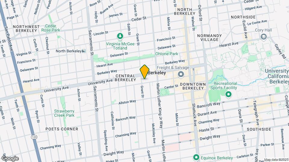 1807 Addison St Map and Location Details